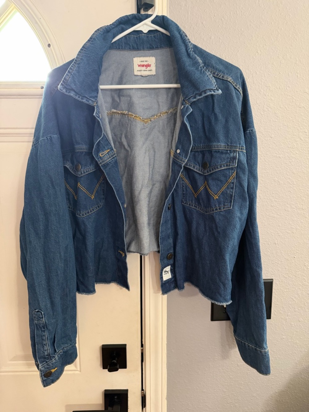 Wrangler Cropped Denim Jacket